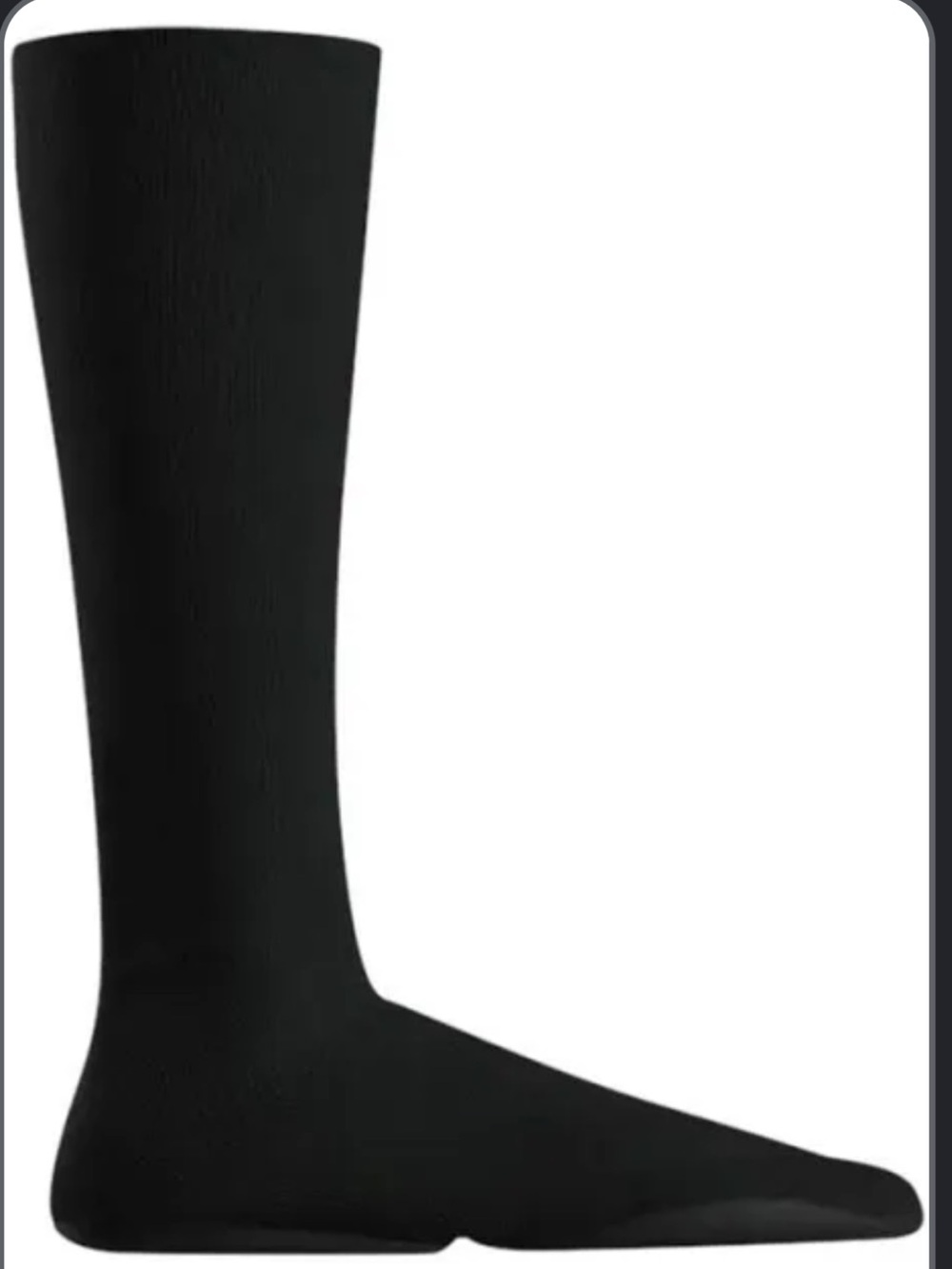 Yeezy Black Stretch Sock Sneakers